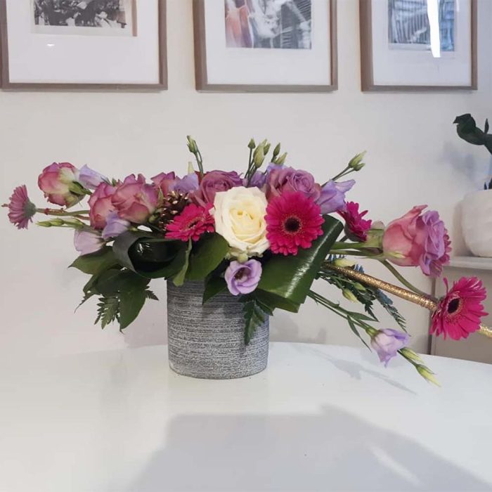 Composition florale Rose & Blanc – Image 3