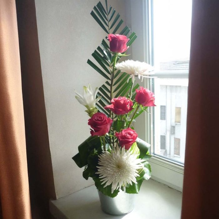 Composition haute Rose & Blanc – Image 2