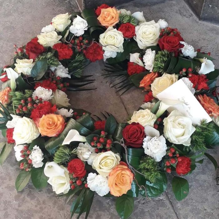 Couronne de fleurs
