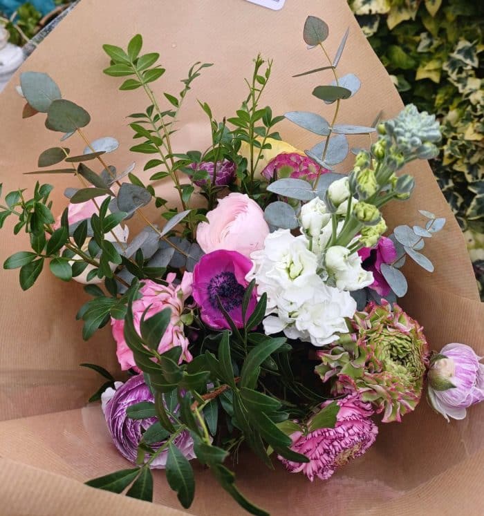 Bouquet Rose & Blanc – Image 3