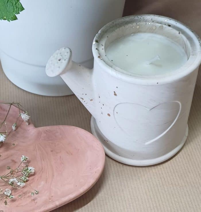 Bougie arrosoir de l'Atelier d'Ambre Villeurbanne